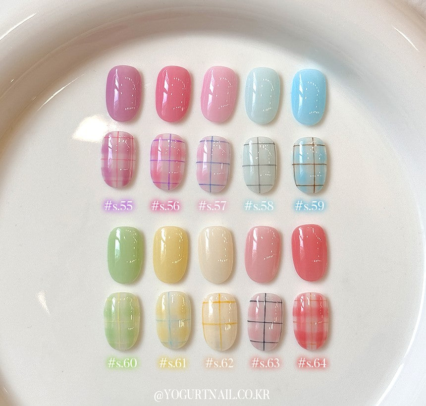 Yogurt Nail Bunny Chu Syrup Gel Collection - Full 10pc Collection/Individual Bottles