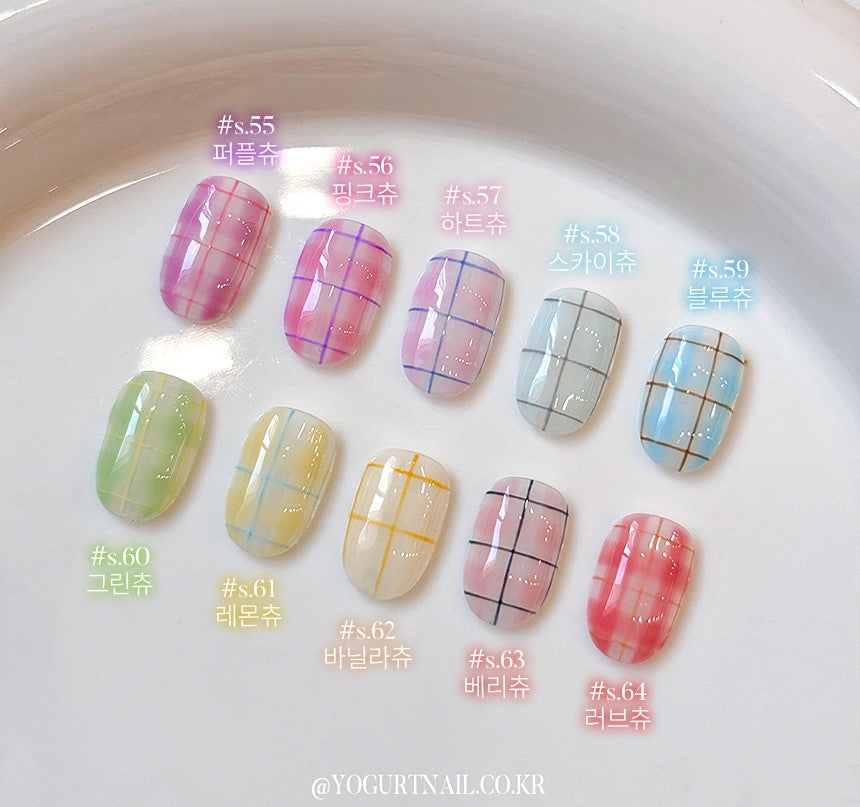 Yogurt Nail Bunny Chu Syrup Gel Collection - Full 10pc Collection/Individual Bottles