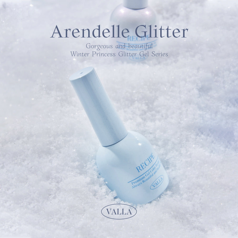Valla Arendelle Glitter Gel Collection - Full 8pc Set/Individual Bottles