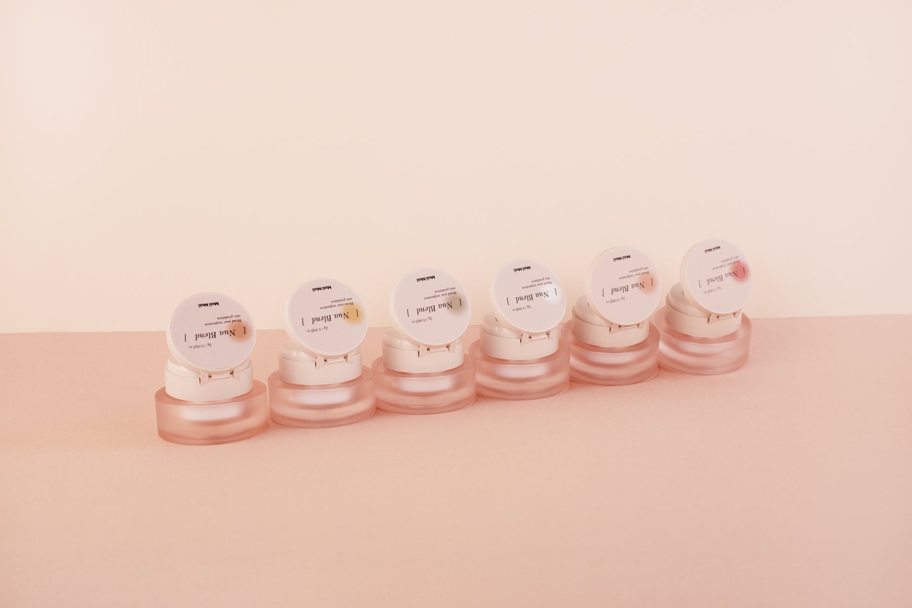 Moii Moii Nua Blend Gradation 6 Gel Pack + Gradation Sponge 70 Pack