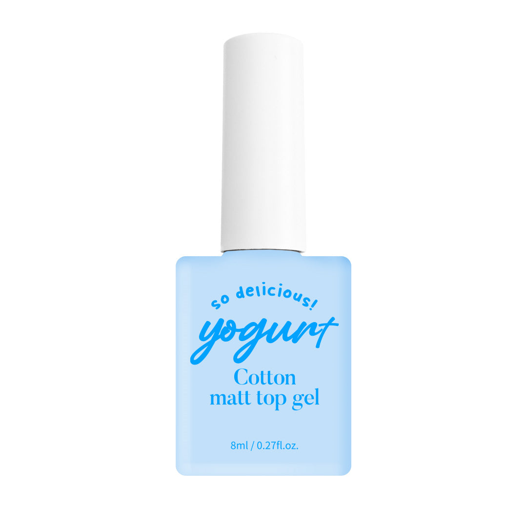 Yogurt Nail Basic Series - Cotton Matte Top Gel (No-wipe)