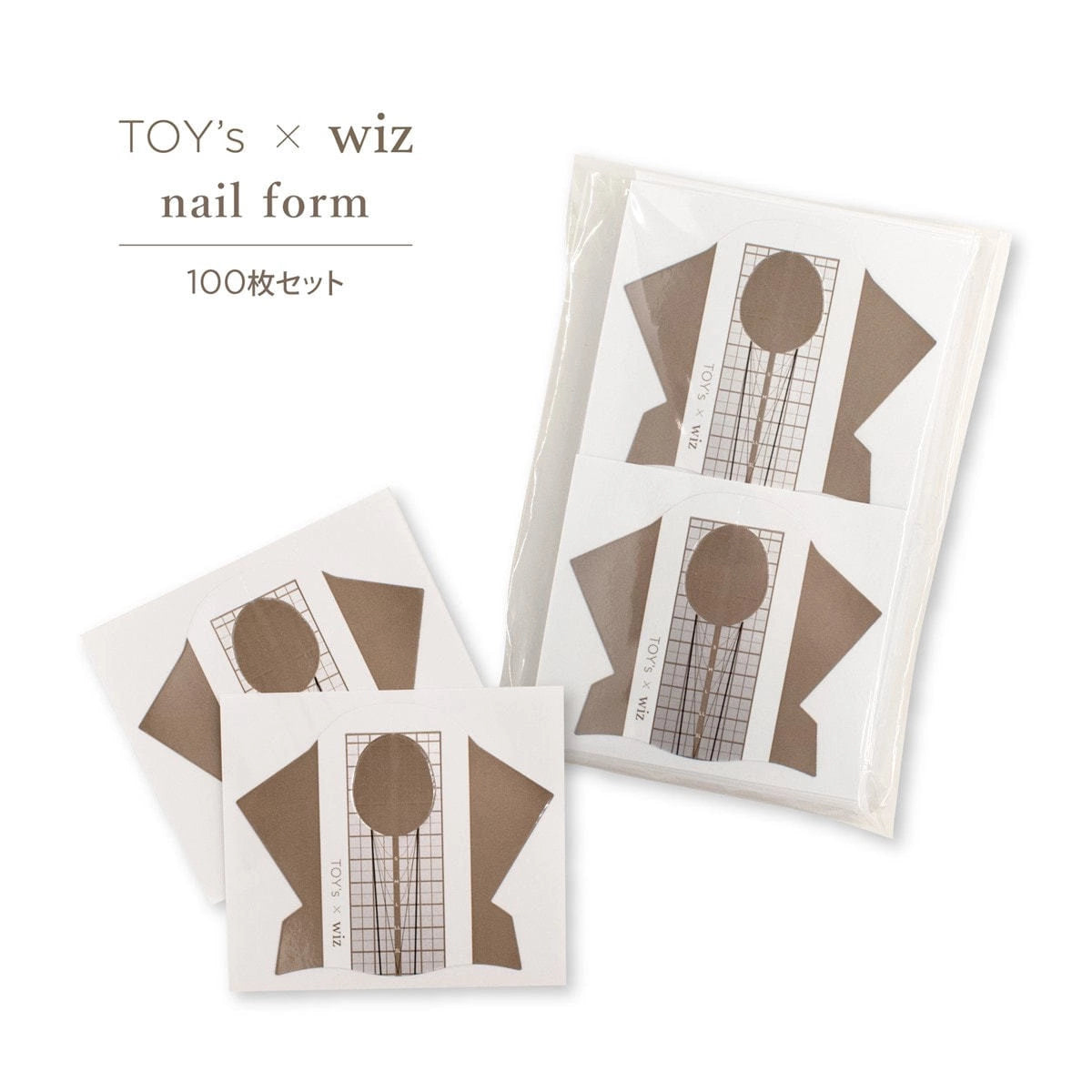 TOY's × wiz Nail Extension Form 100 sheets