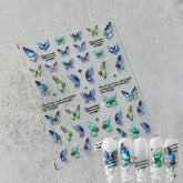 Fairy butterfly stickers - 2 colour scheme options