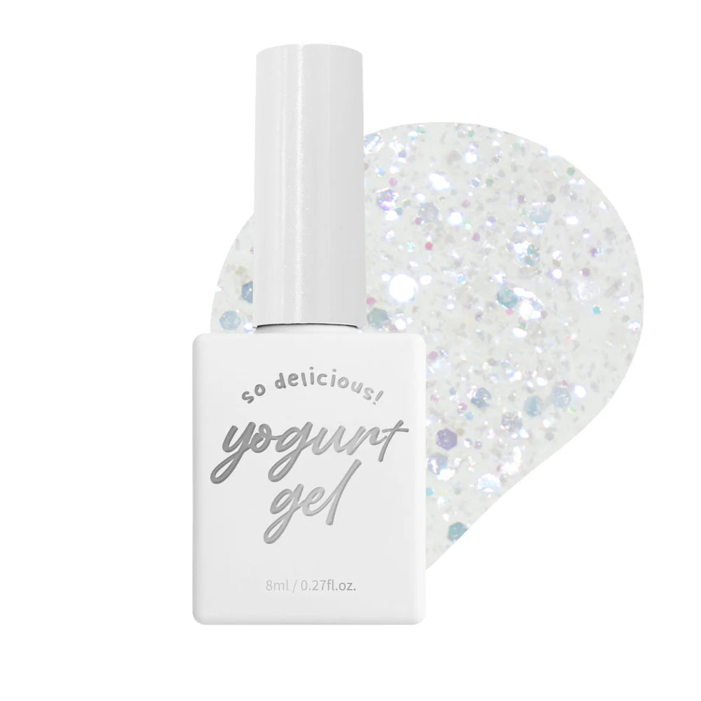 Yogurt Nail Orgel Glitter Gel Collection - Full 8pc Set/Individual Bottles