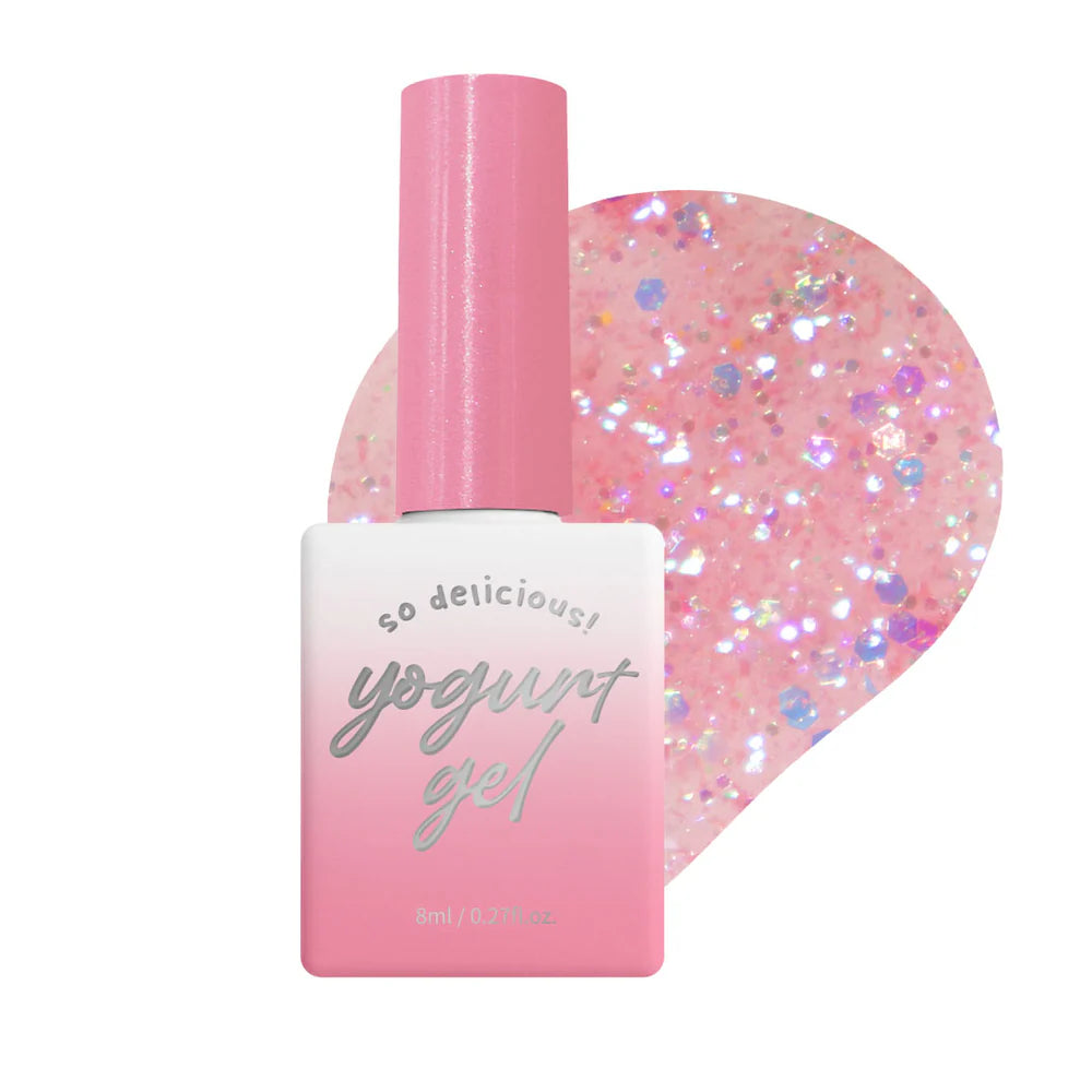 Yogurt Nail Orgel Glitter Gel Collection - Full 8pc Set/Individual Bottles