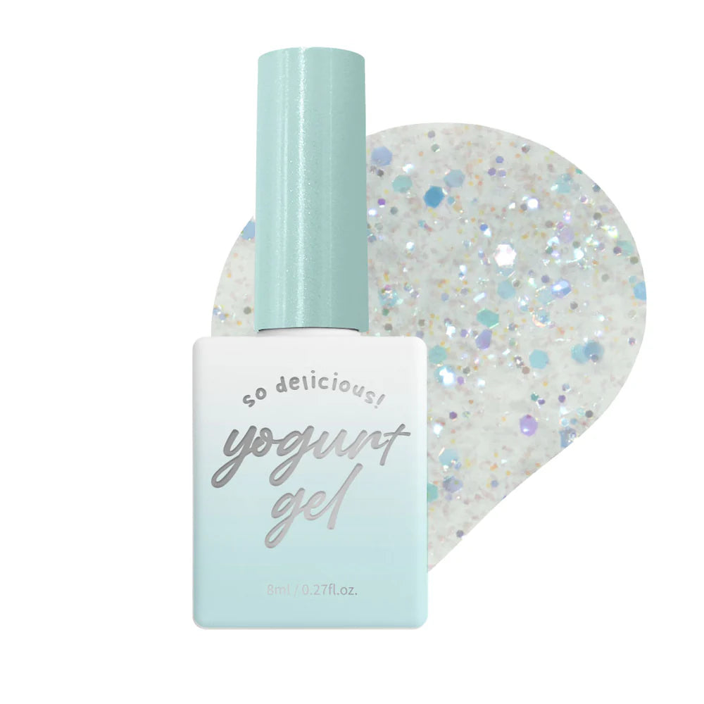 Yogurt Nail Orgel Glitter Gel Collection - Full 8pc Set/Individual Bottles