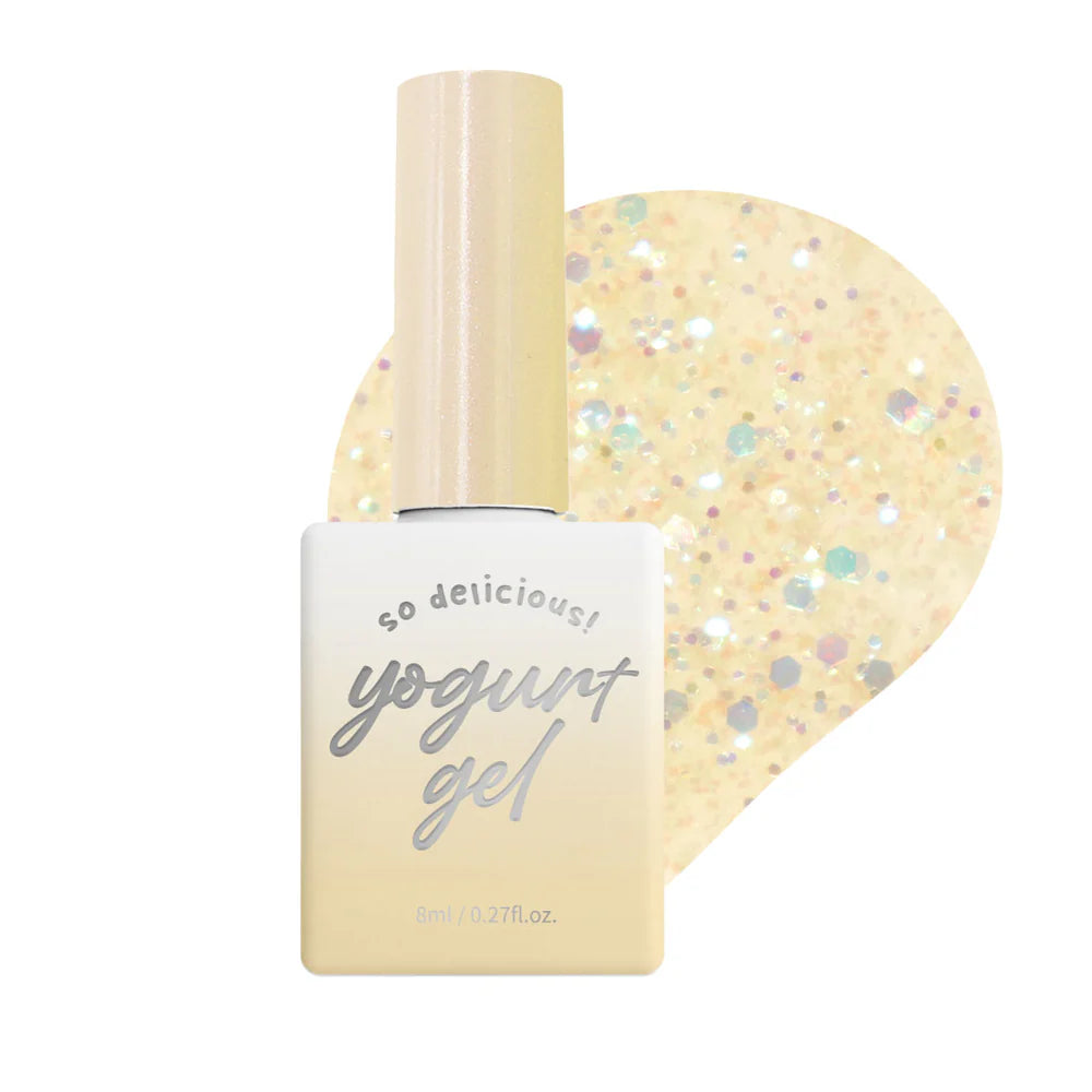 Yogurt Nail Orgel Glitter Gel Collection - Full 8pc Set/Individual Bottles