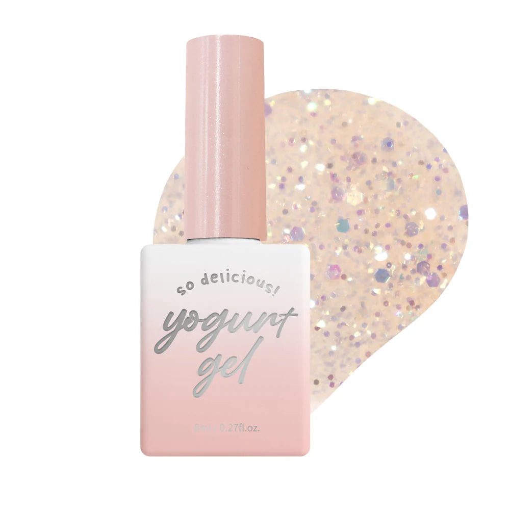 Yogurt Nail Orgel Glitter Gel Collection - Full 8pc Set/Individual Bottles