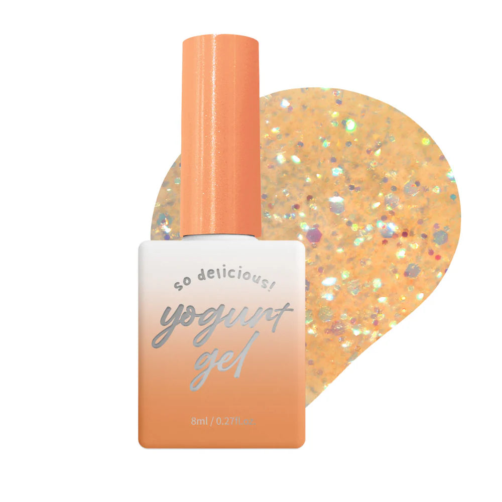 Yogurt Nail Orgel Glitter Gel Collection - Full 8pc Set/Individual Bottles