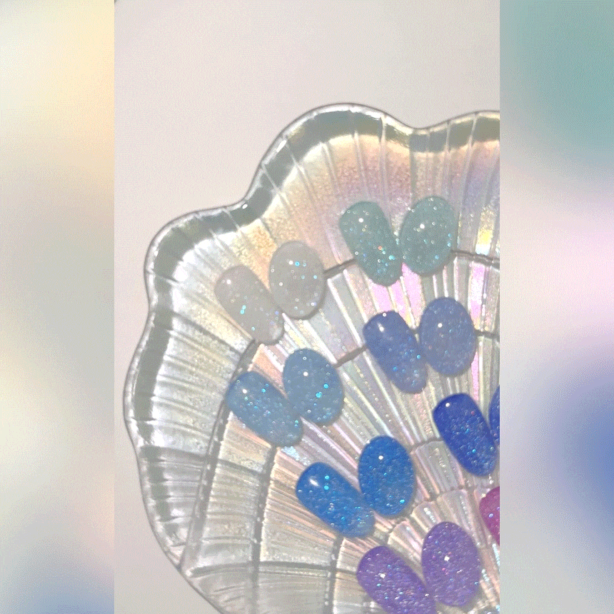Yogurt Nail Ballerina II Reflective Glitter Collection - Full 8pc Set/Individual Bottles