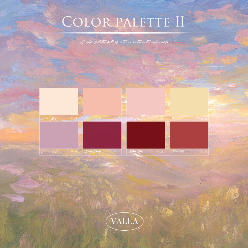 Valla Colour Palette ll - Full 8pc Collection/Individual Bottles