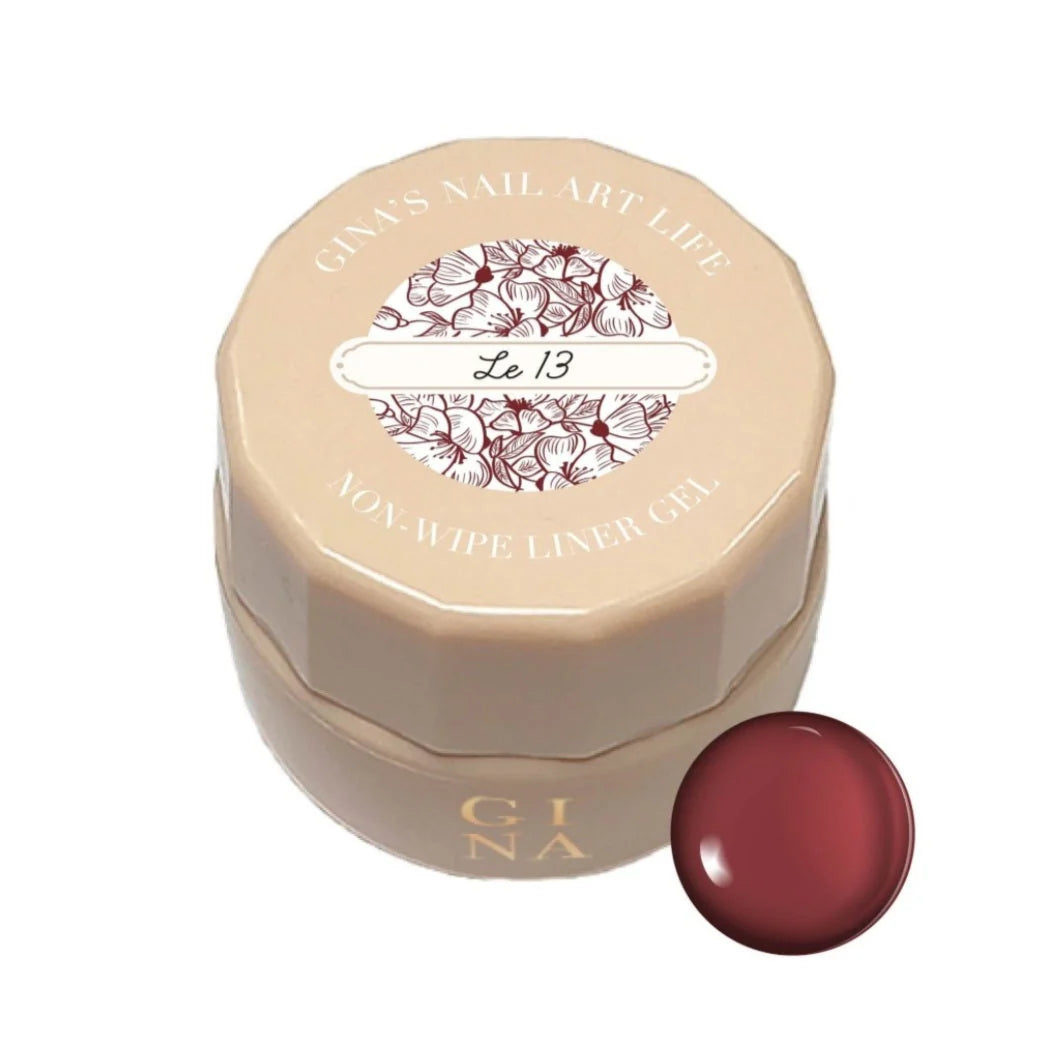 Gina No-Wipe Liner Gel - Full 14pc set/Individual Pots