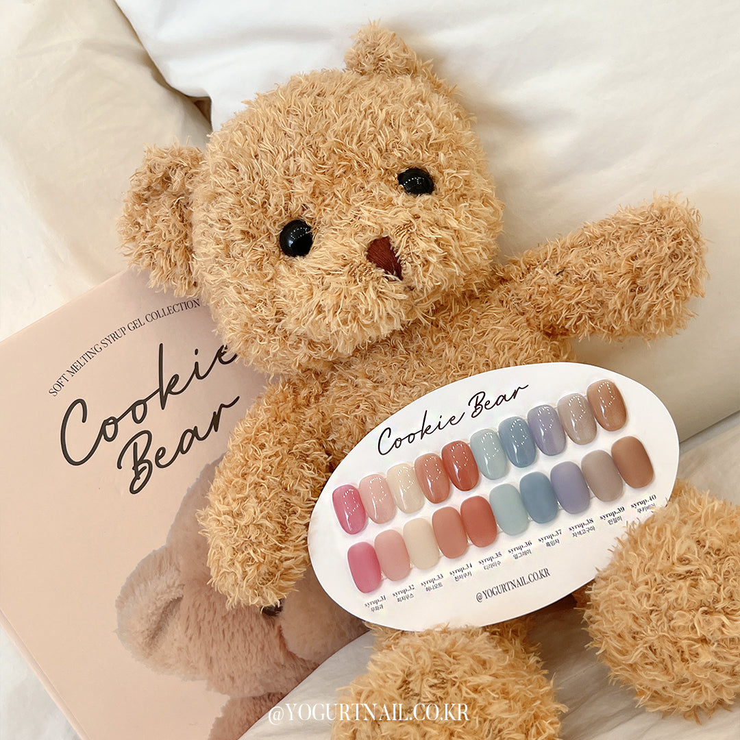 Yogurt Nail Cookie Bear Syrup Gel Collection - Full 10pc Collection/Individual Bottles