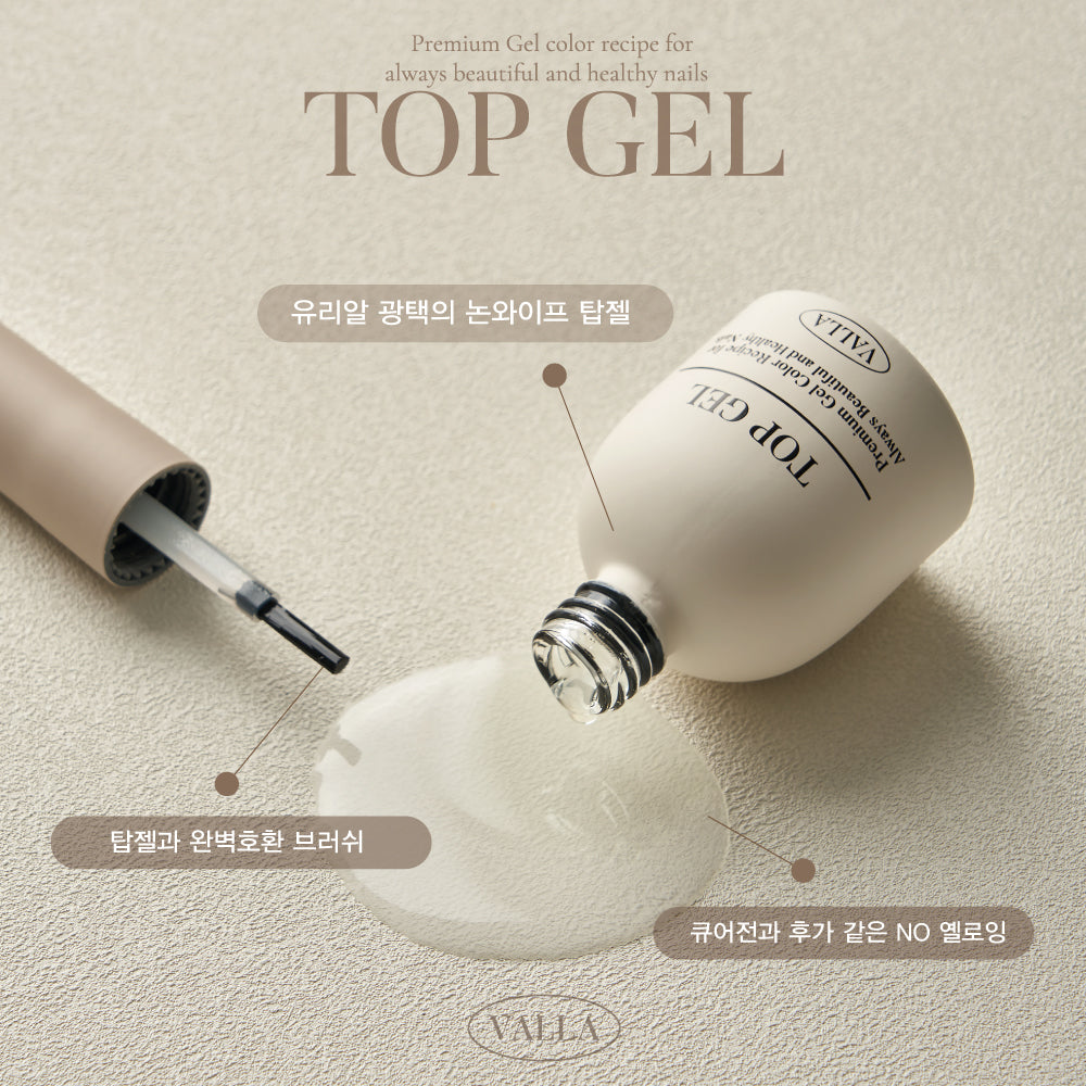 Valla Basics Series - Top/Matte Top/Base/Clear Gel