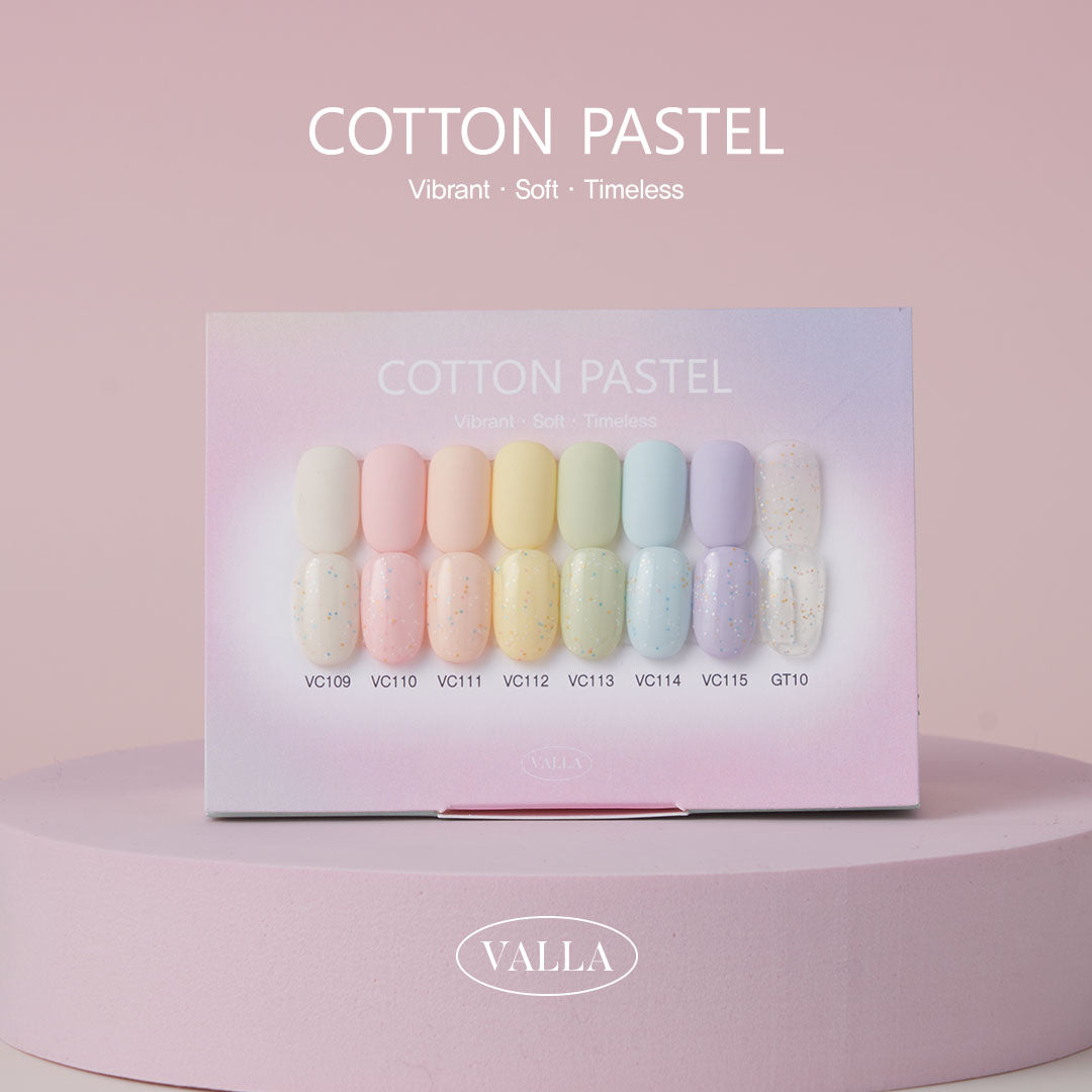 Valla Cotton Pastel Collection - Full 8pc Set/Individual Bottles