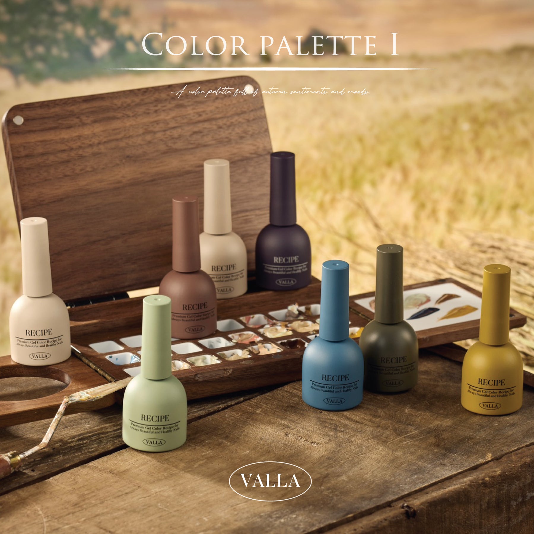 Valla Colour Palette l - Full 8pc Collection/Individual Bottles