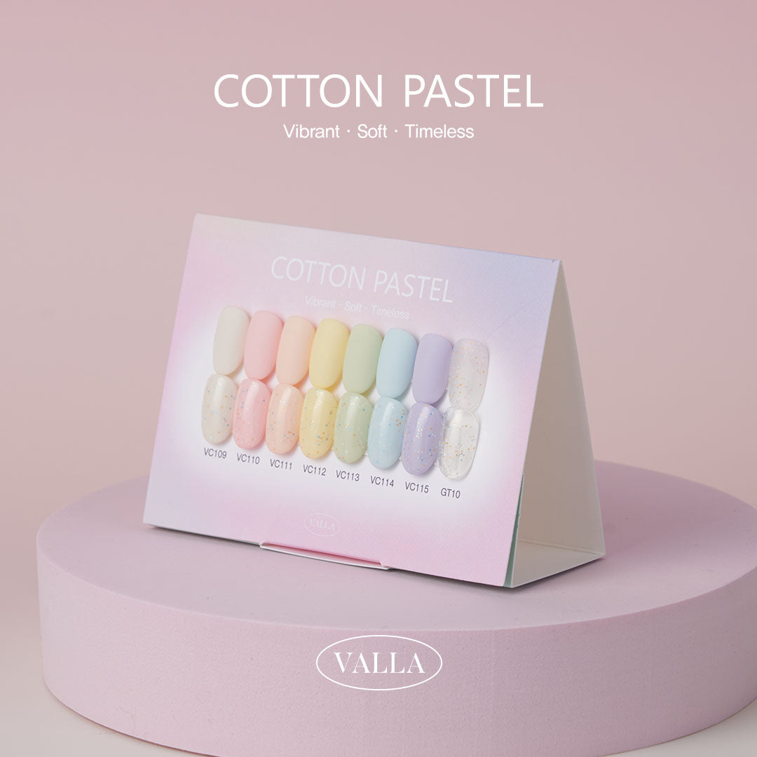 Valla Cotton Pastel Collection - Full 8pc Set/Individual Bottles
