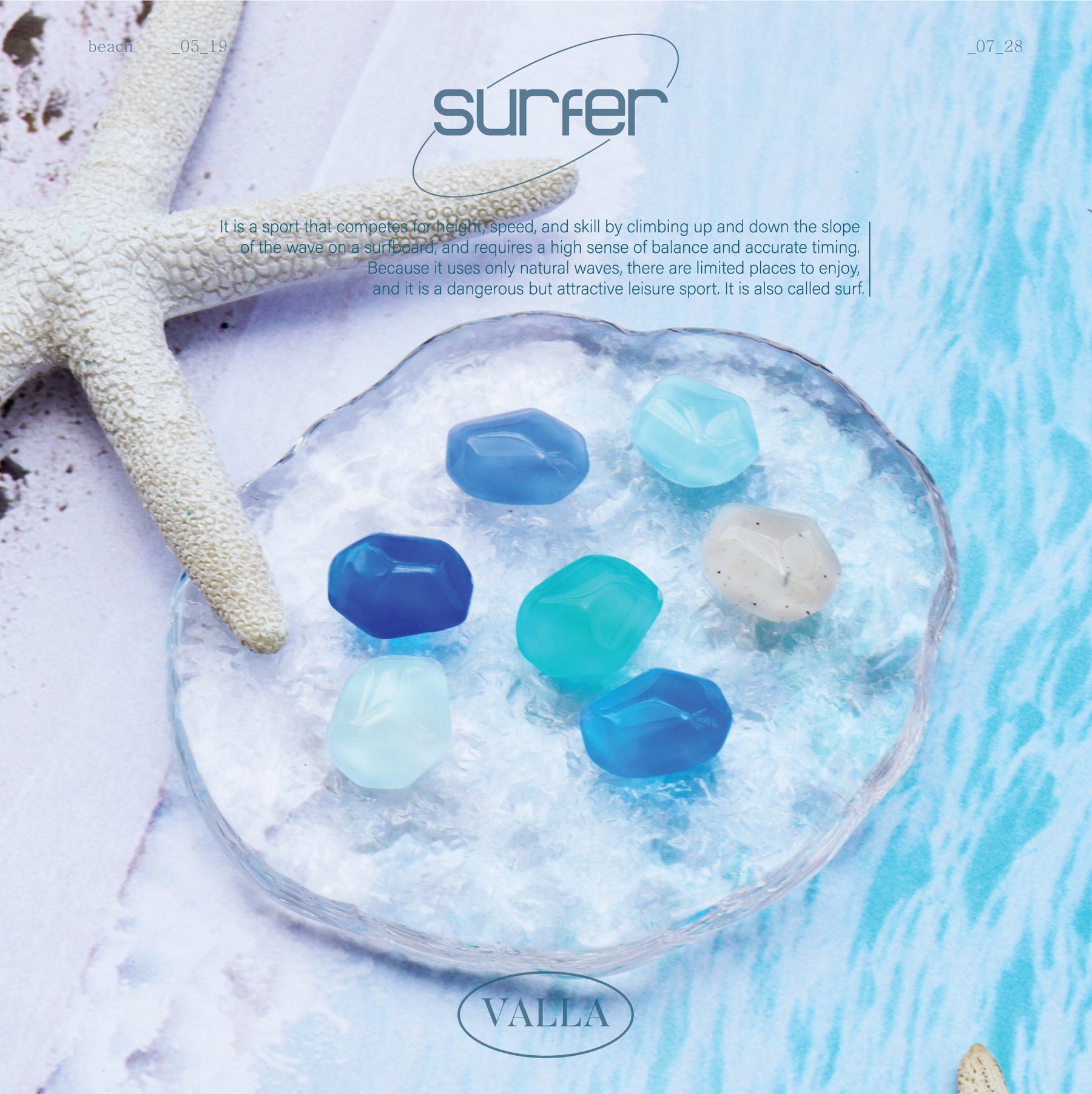 Valla Surfer 7pc Collection/Individual Bottles