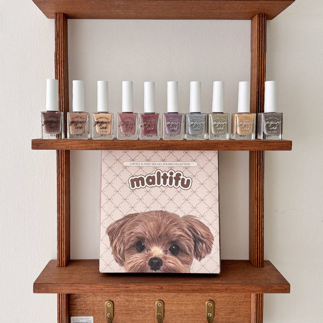 Yogurt Nail Korea Maltifu Ink Collection - Full 10pc Set/Individual Bottles