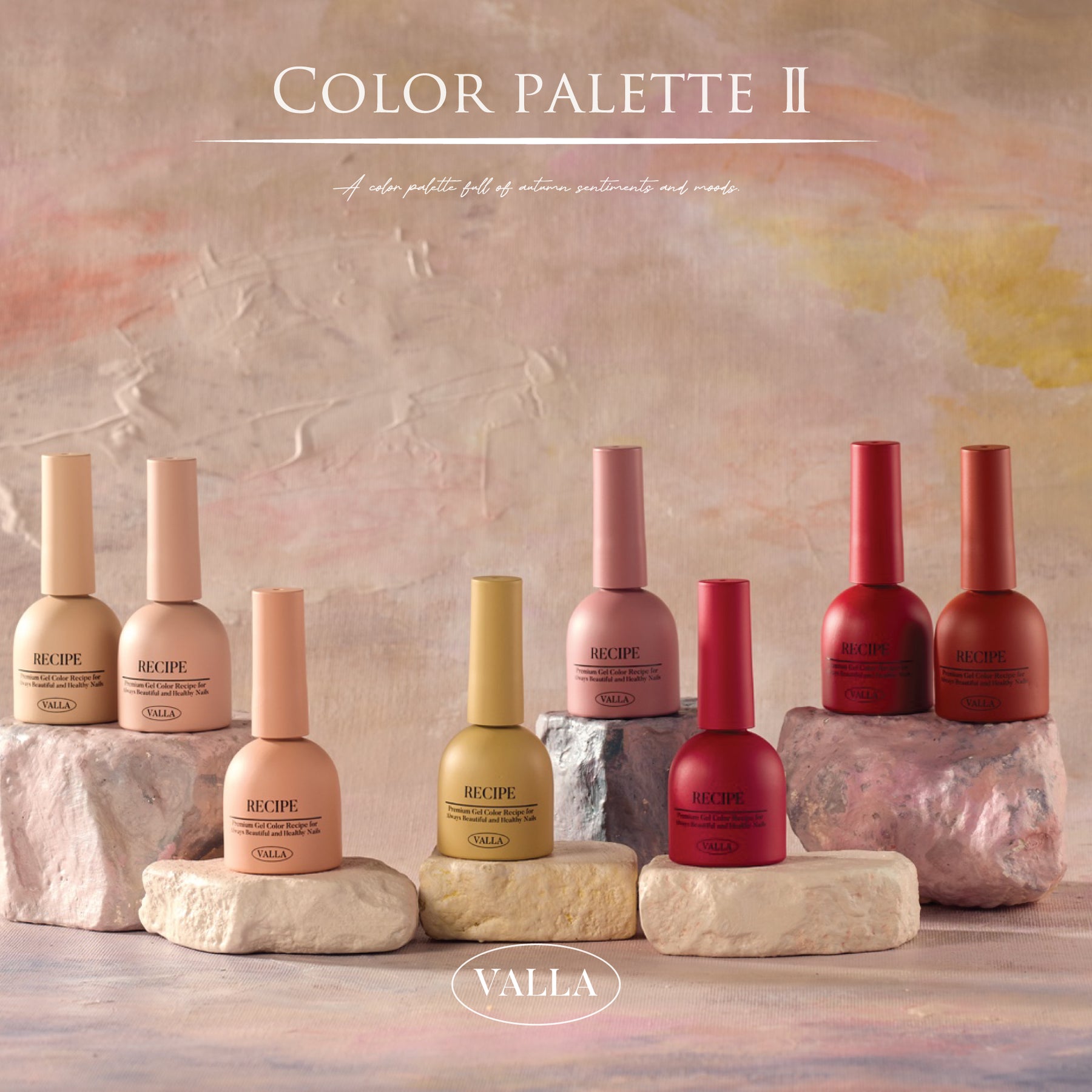 Valla Colour Palette ll - Full 8pc Collection/Individual Bottles