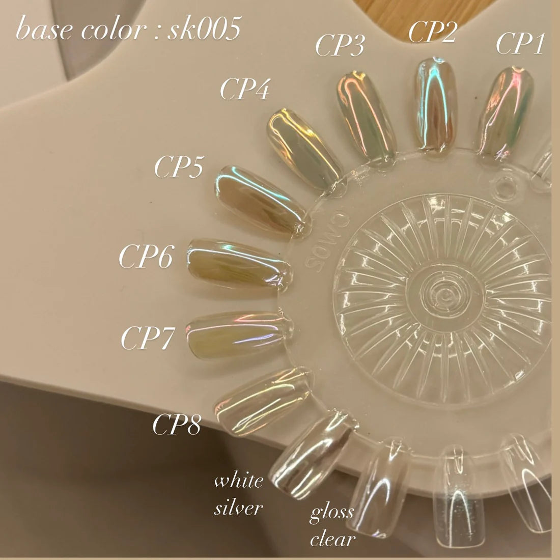 énoi Cinderella Powder (Chrome) - full 10pc set/individual pots