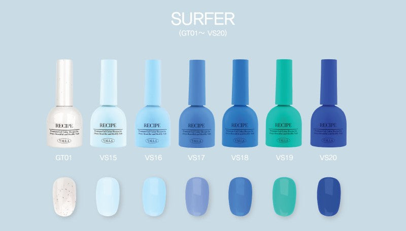 Valla Surfer 7pc Collection/Individual Bottles