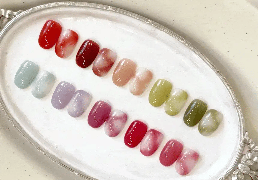 Yogurt Nail Ginger Bread Syrup Gel Collection - Full 10pc Collection/Individual Bottles
