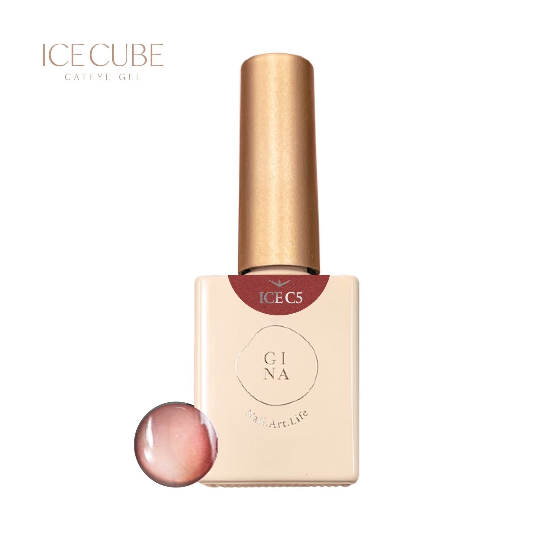 Gina Ice Cube Magnetic Gel - Full 5pc Set/Individual Pots