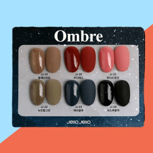 JELLO JELLO Ombre Collection - 6pc set