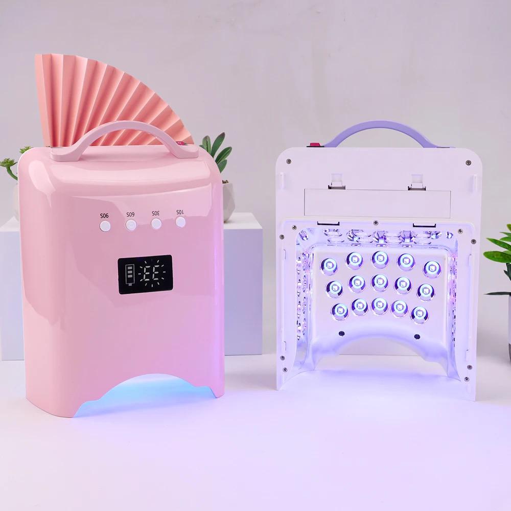 Peony 78W Cordless Nail Lamp (Rechargeable) - 3 colour options