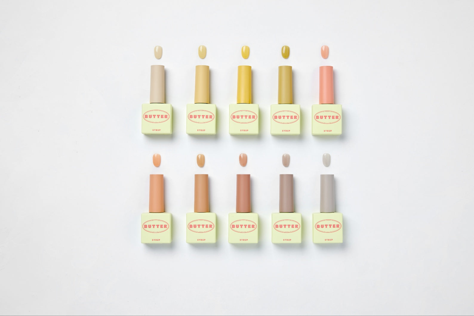 Butter Syrup Collections (Red) - 10pc set/Individual Bottles