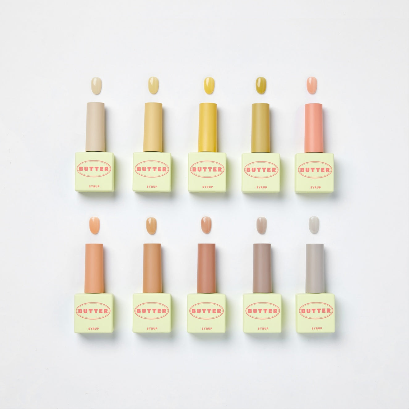 Butter Syrup Collections (Red) - 10pc set/Individual Bottles