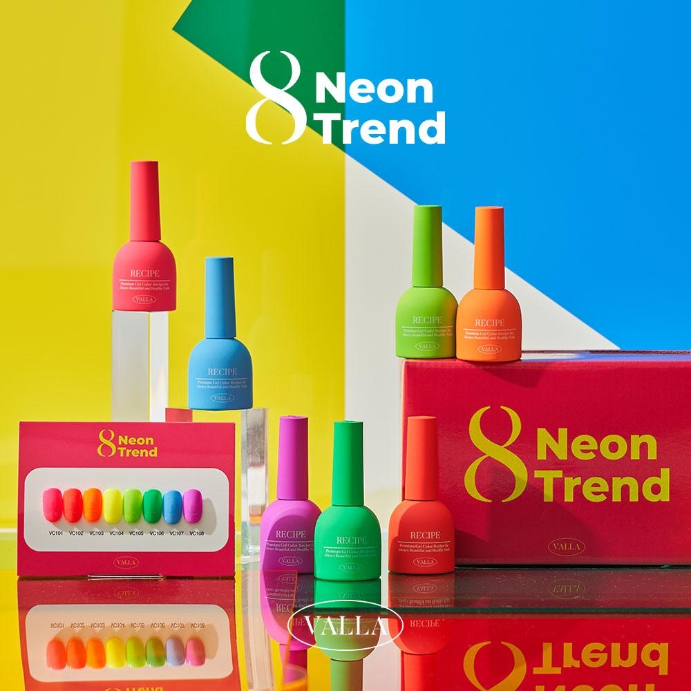 Valla Neon Trend Collection - Full 8pc Set/Individual Bottles