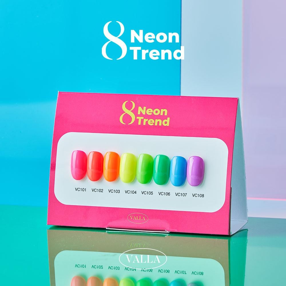 Valla Neon Trend Collection - Full 8pc Set/Individual Bottles