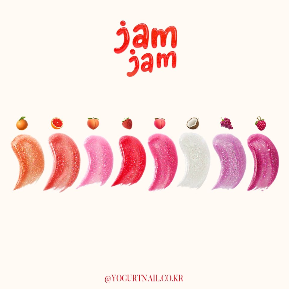 Yogurt Nail Jam Jam 8pc Collection - Full 8pc Collection/Individual Bottles