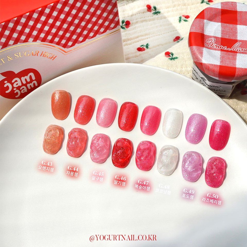 Yogurt Nail Jam Jam 8pc Collection - Full 8pc Collection/Individual Bottles
