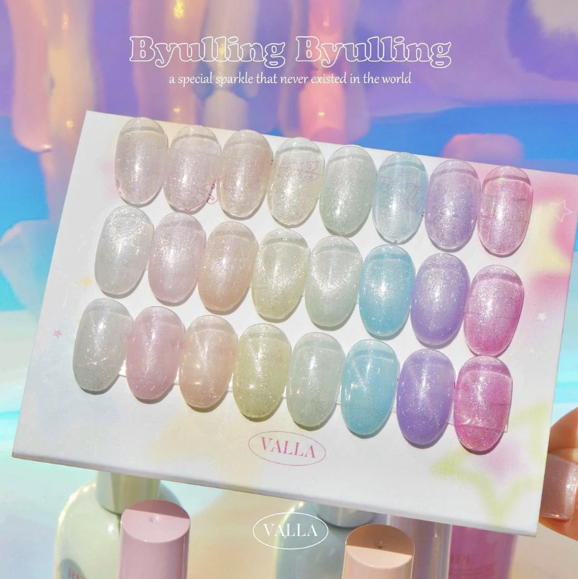 Valla Byulling Byulling Magnetic Gel Collection - Full 8pc Set/Individual Bottles