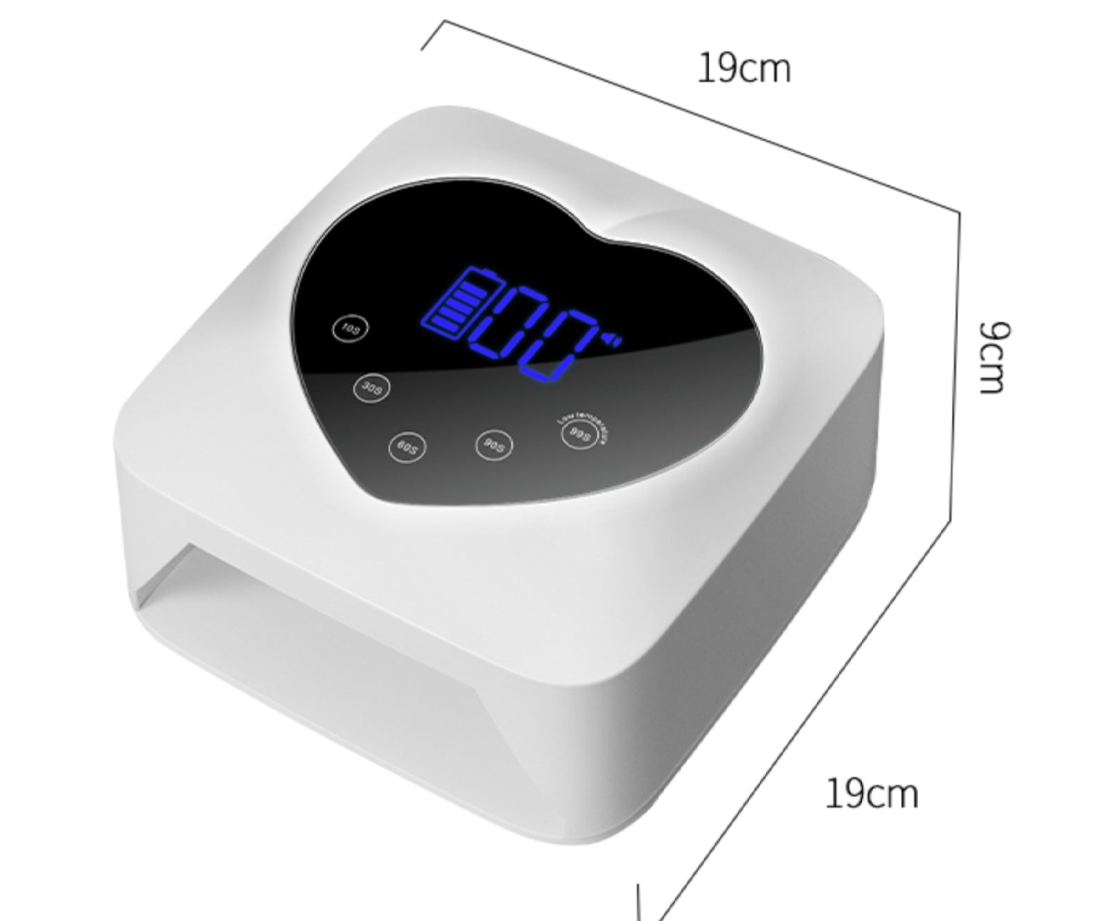 Peony Premium UV/LED Heart Lamp