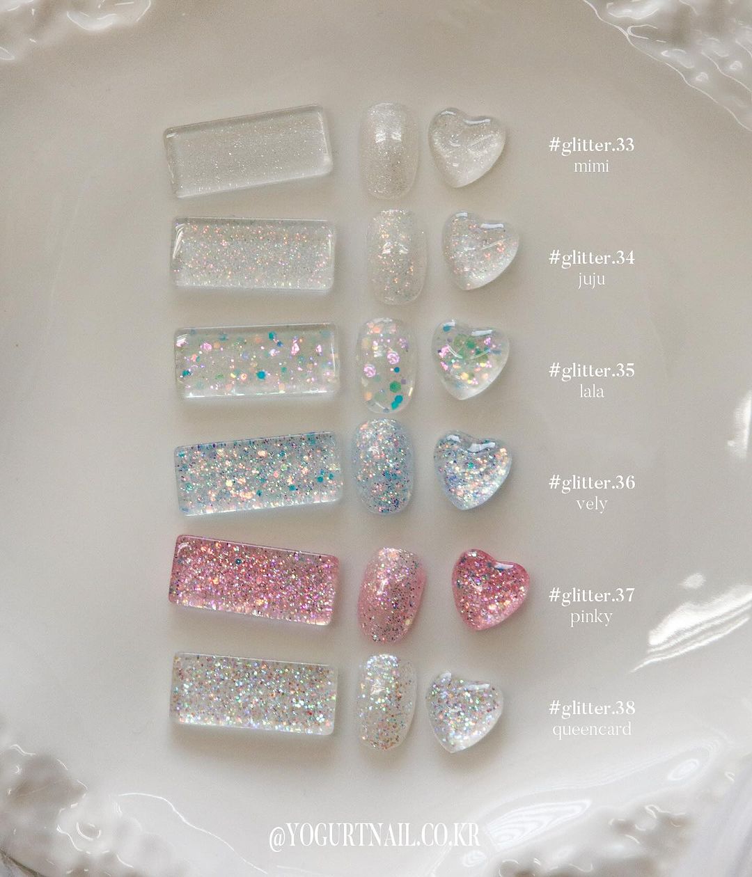 Yogurt Nail Princess Maker Collection - Full 6pc Collection/Individual Bottles