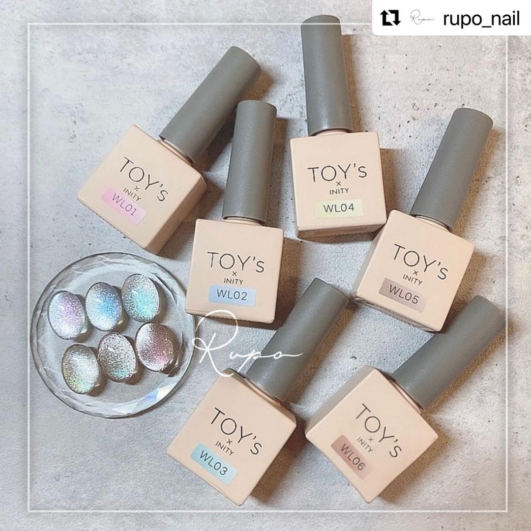 TOY's x INITY White Light Magnetic Gel Collection (Full 6pc