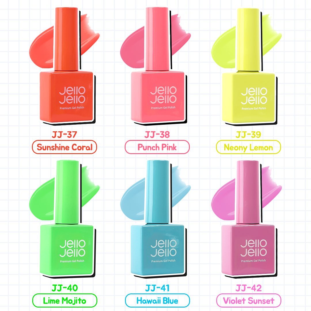 Jello Jello High-teen Neon 6pc collection