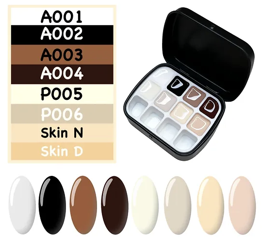 MPA Advanced Painting Colour Gel Palette - Set A