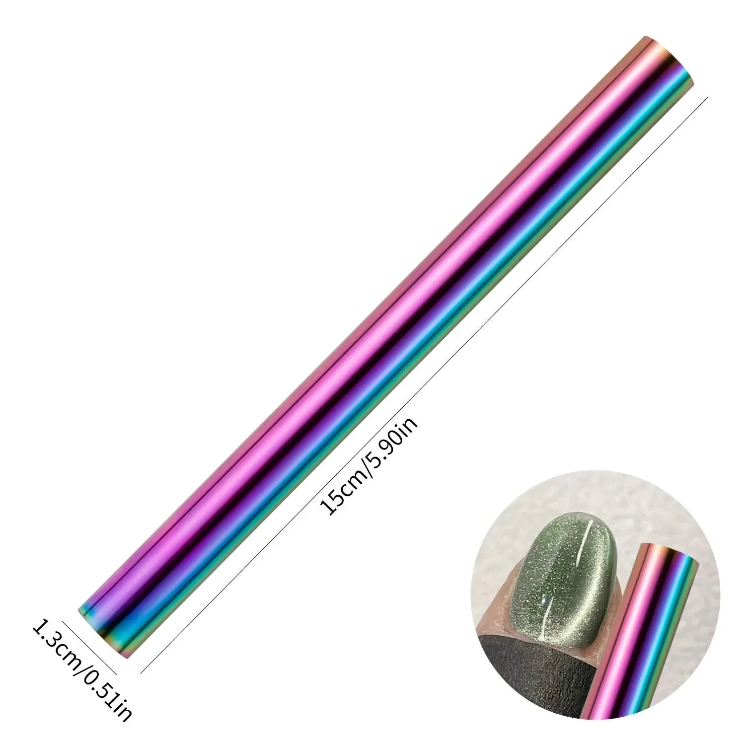 Large Cylinder Magnet for Magnetic/Cat-eye gels - 3 colour options