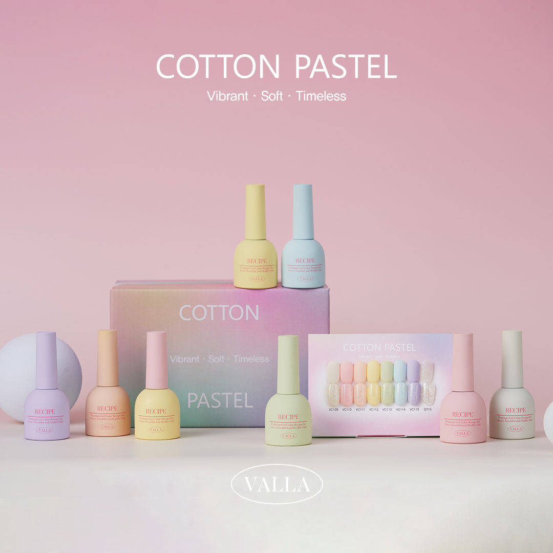 Valla Cotton Pastel Collection - Full 8pc Set/Individual Bottles