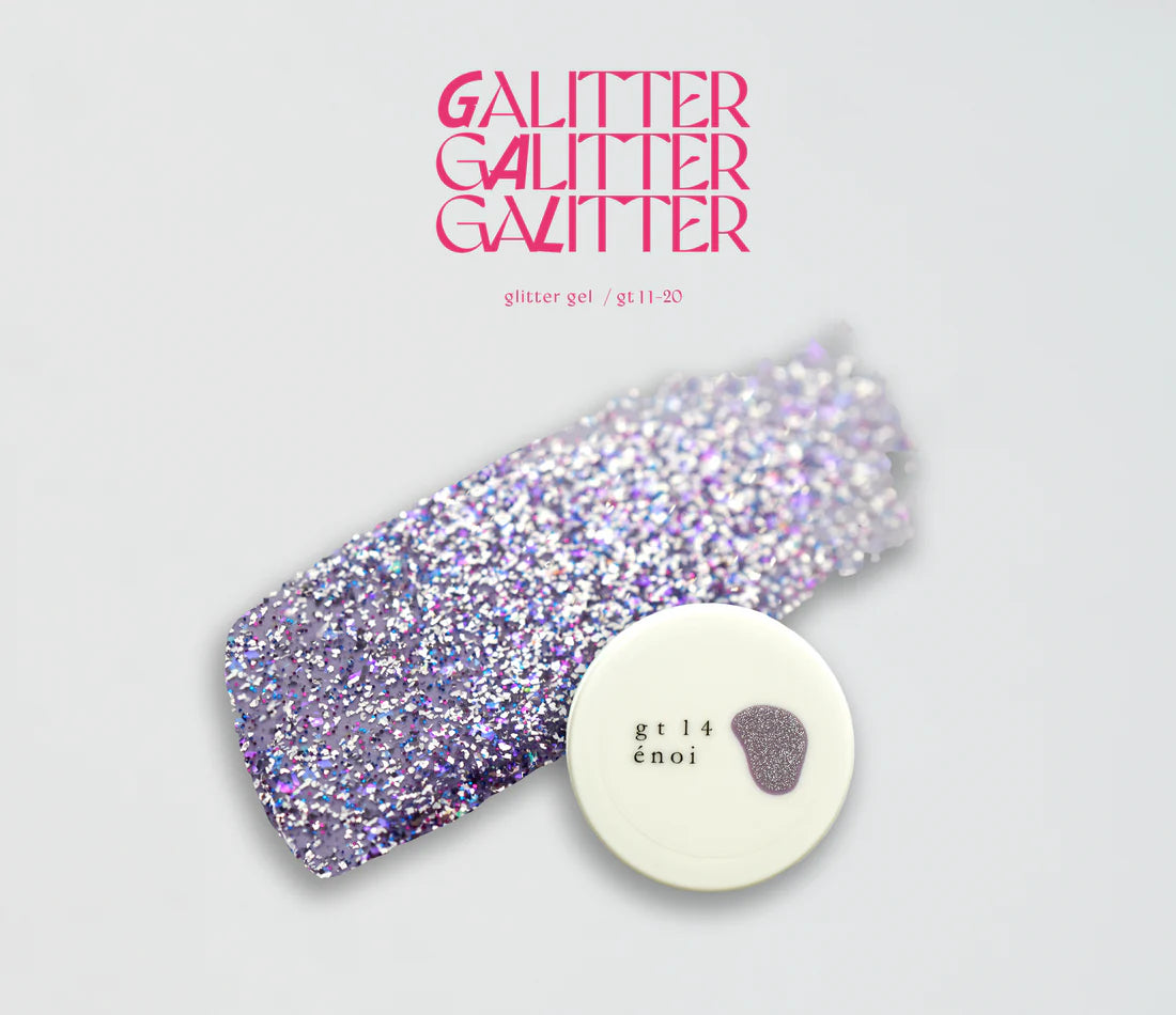(NEW UPDATE) énoi 'galitter' Gel Collection - full 20pc set/individual pots (gt01-gt20)