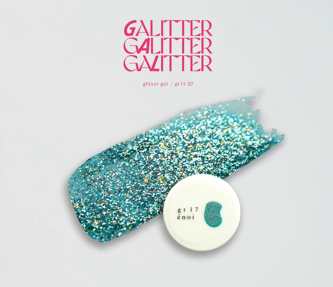 (NEW UPDATE) énoi 'galitter' Gel Collection - full 20pc set/individual pots (gt01-gt20)