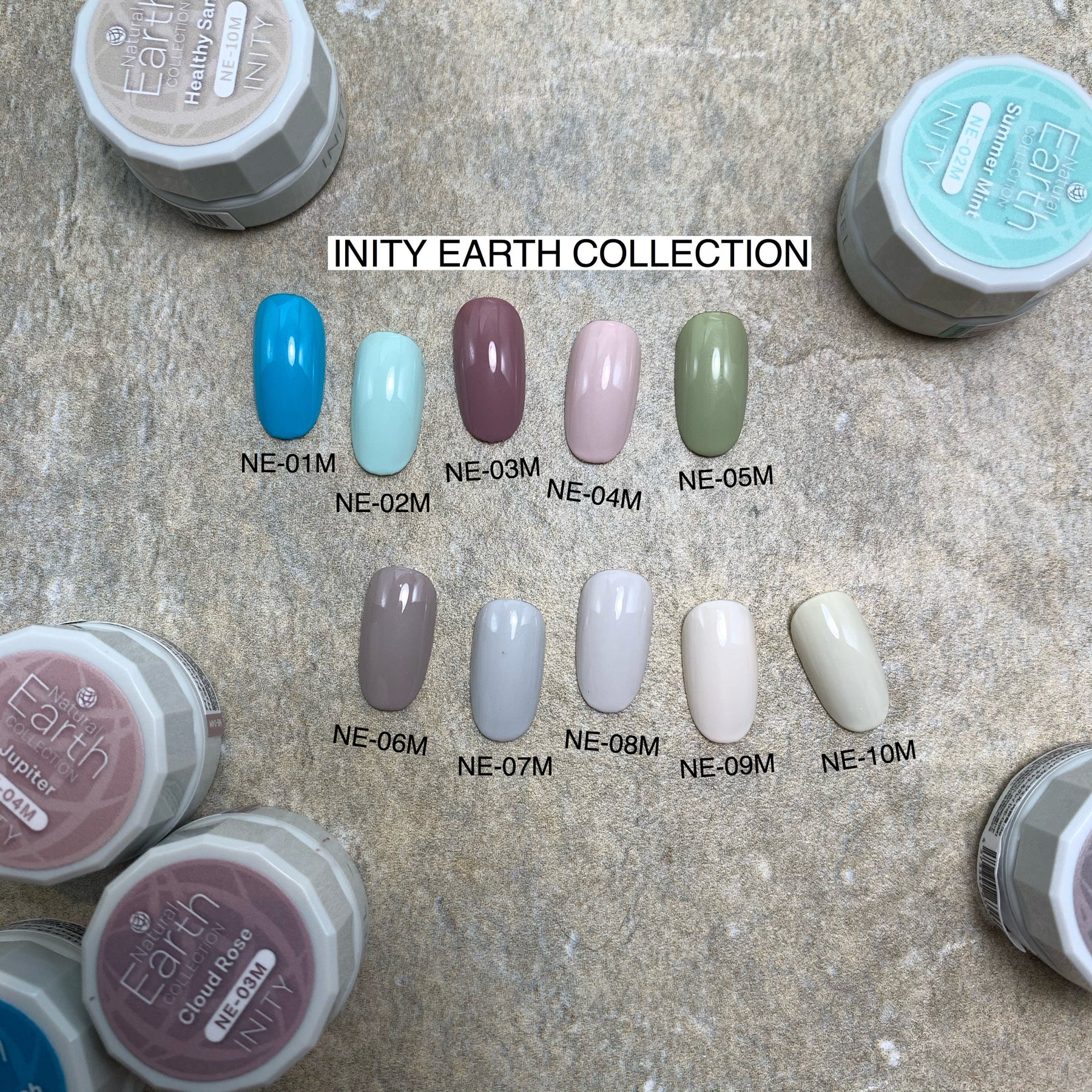 INITY High-End Natural Earth Collection - Full 10pc Set/Individual Pots