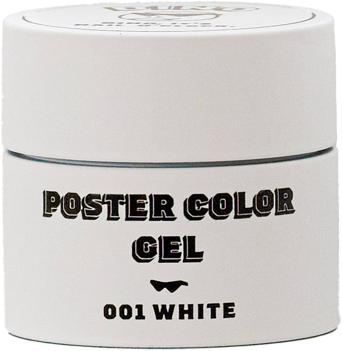 DINO It's Nail O'Clock Black and White Poster Colour Gels (No-Wipe) - 2pc set/Black/White