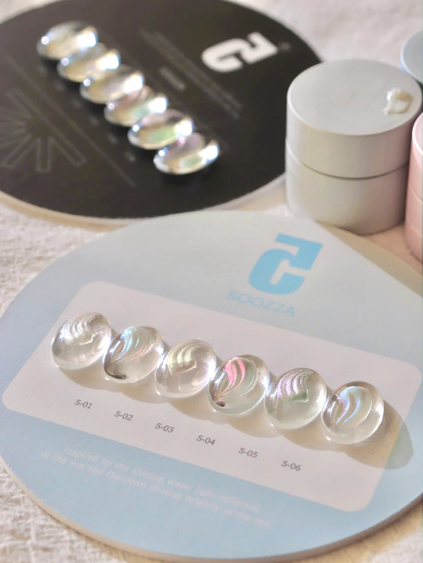 SOOZZA 5 Textured 3D Gel Series - Full 6pc Set/Individual Jars