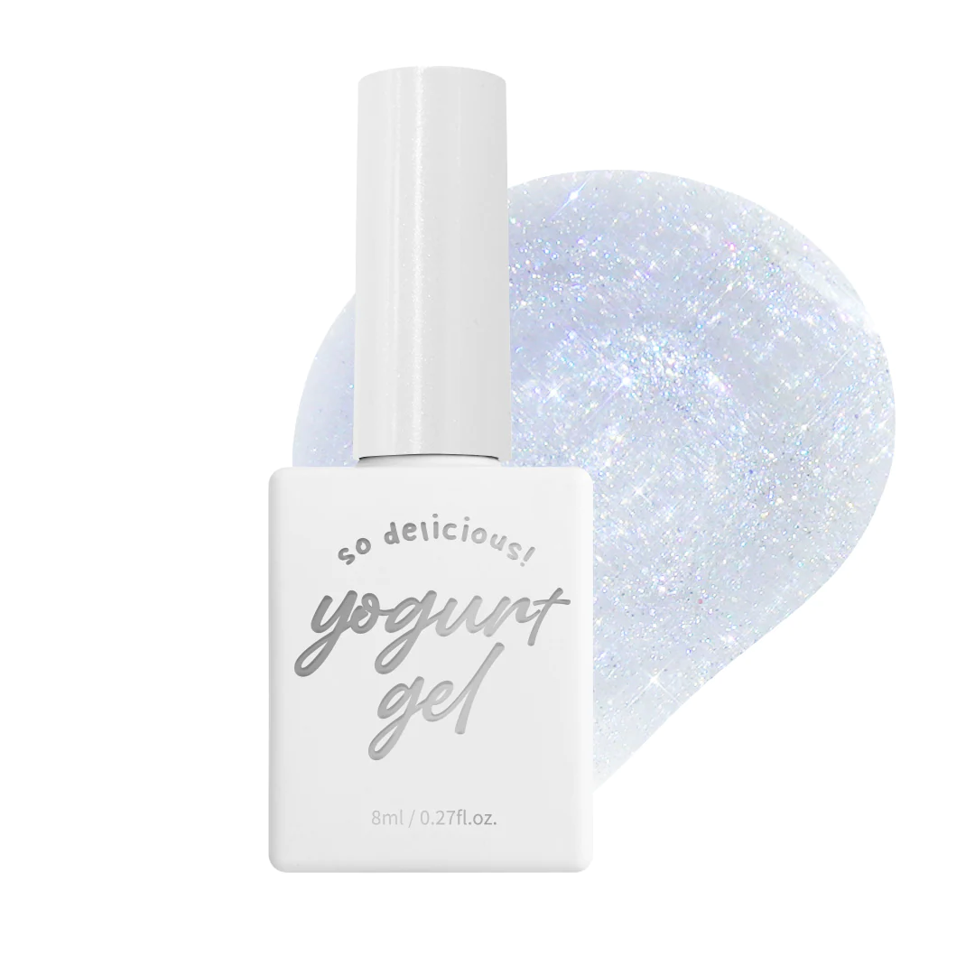 Yogurt Nail Glass Bead Magnetic Cat Eye Glitter Gel - Full 10pc Collection/Individual Bottles